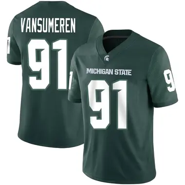 Youth Game Alex VanSumeren Michigan State Spartans Football Jersey - Green