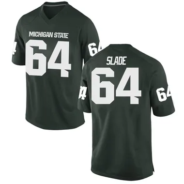 Youth Game Jacob Slade Michigan State Spartans Football College Jersey - Green