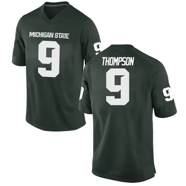Youth Game Jalen Thompson Michigan State Spartans Football College Jersey - Green